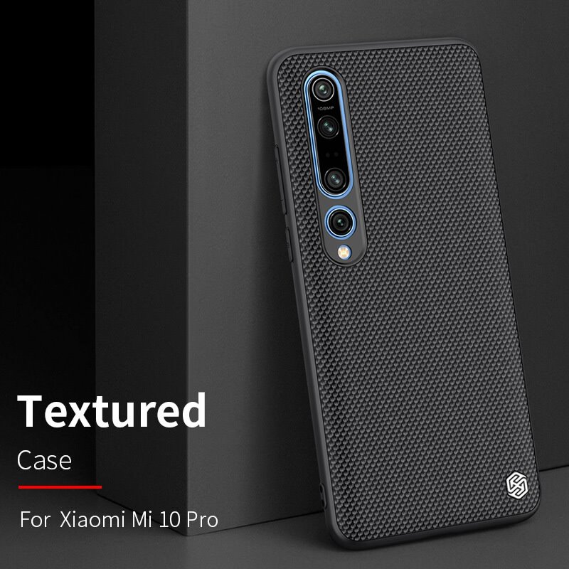 Puzdro Nillkin Textured Hard Case pre Xiaomi Mi 10 Pro, čierna