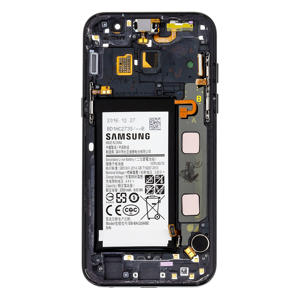 LCD + dotyková doska pre Samsung Galaxy A3 2017, black