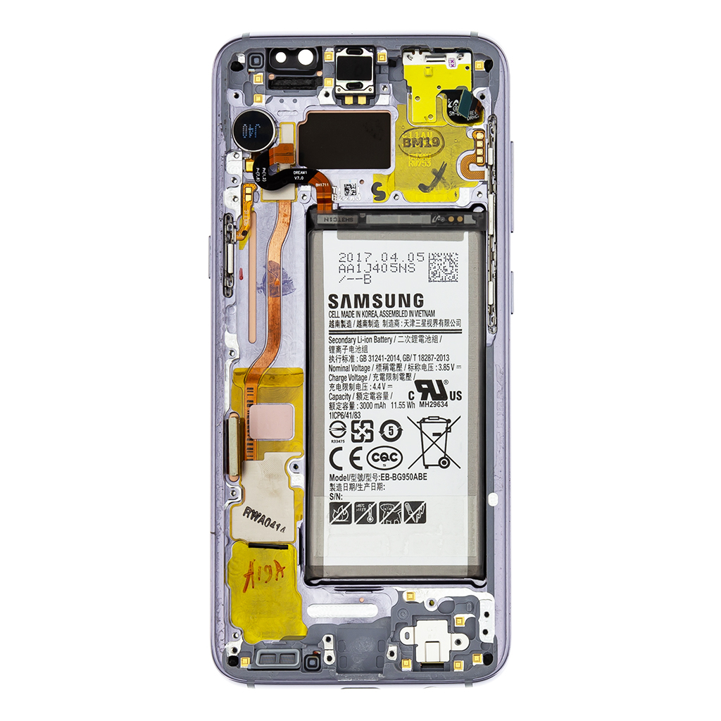 LCD + dotyková doska pre Samsung Galaxy S8, violet