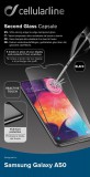 Ochranné tvrdené sklo pre CellularLine Capsule pre Samsung Galaxy A50, čierne