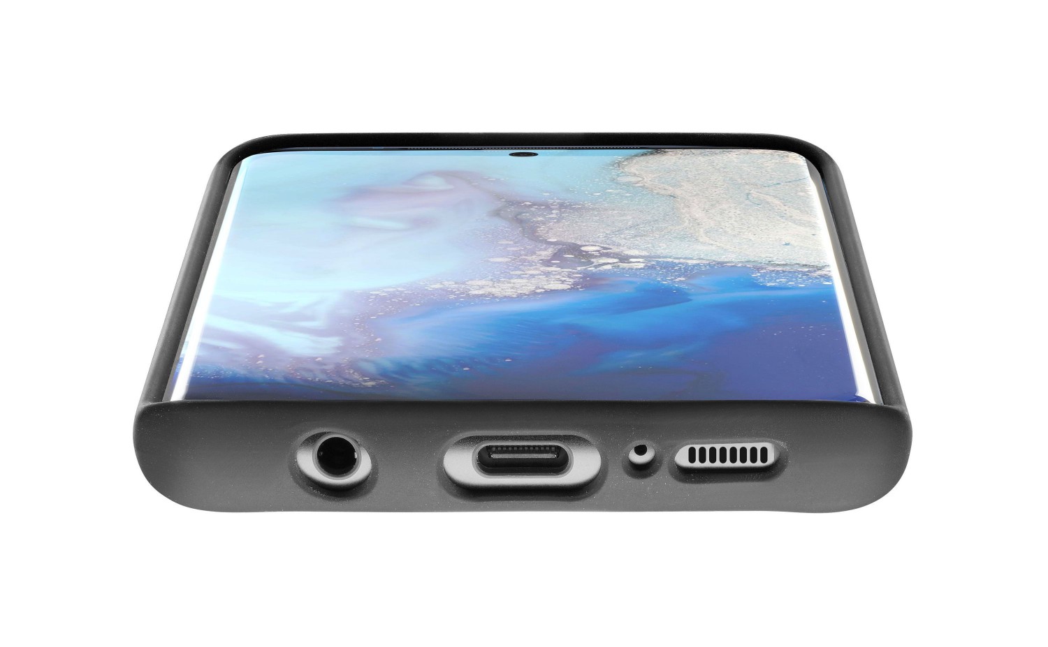 Ochranný silikonový kryt Cellularline Sensation pro Samsung Galaxy S20, černý