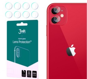 Hybridné sklo 3mk Lens ochrana kamery pre Apple iPhone 11, 4ks