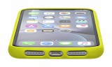Ochranný silikonový kryt CellularLine SENSATION pro Apple iPhone XR, limetkový neon