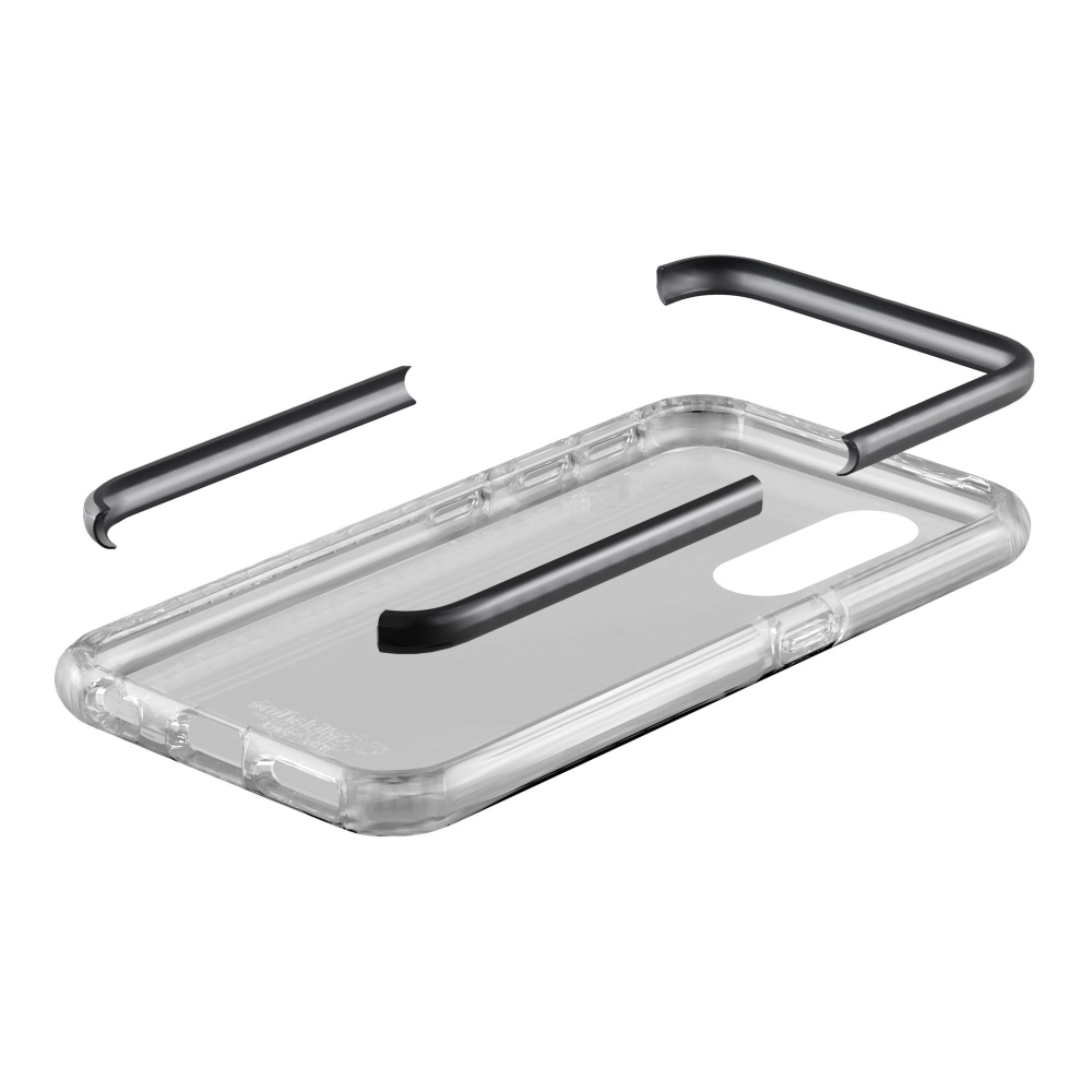 Puzdro CellularLine Tetra Force Shock-Twist pre Huawei P20, transparentná