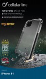 Puzdro CellularLine Tetra Force Shock-Twist pre Apple iPhone 11, transparentná
