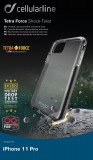 Puzdro CellularLine Tetra Force Shock-Twist pre Apple iPhone 11 Pro, transparentná