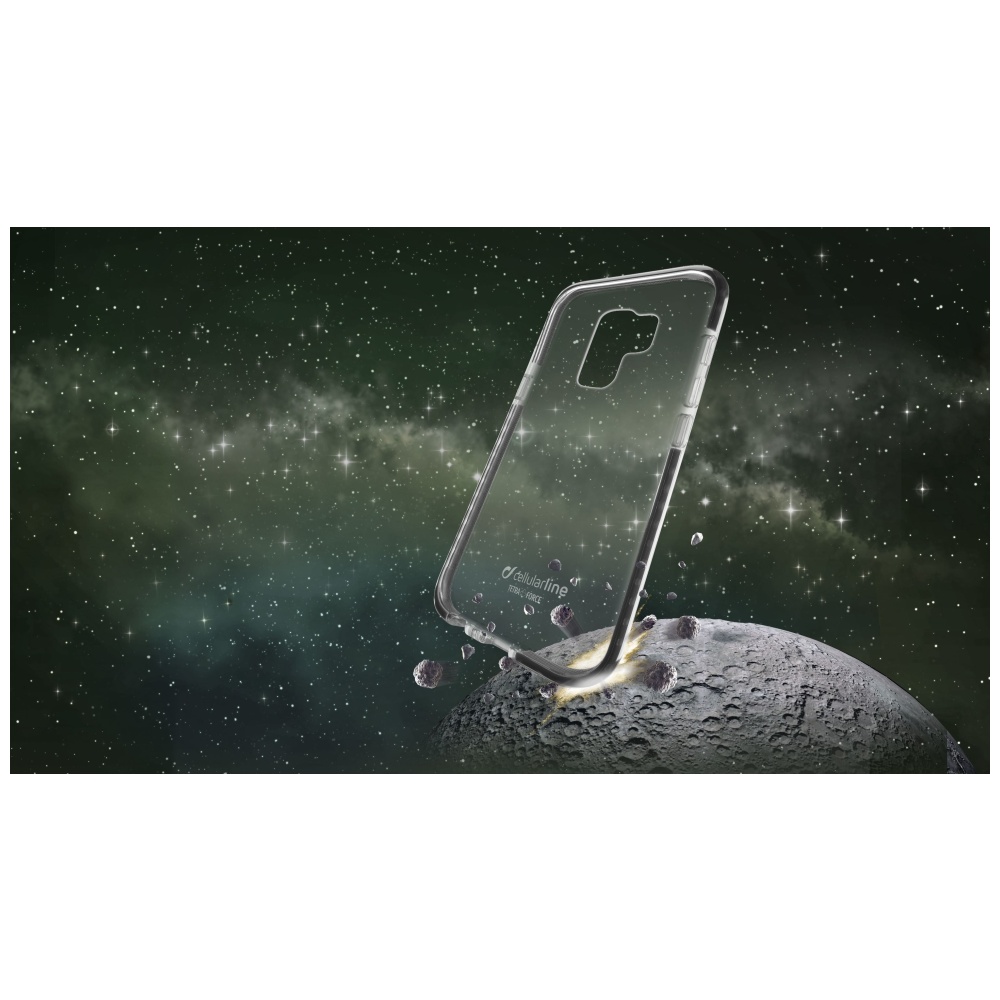 Puzdro CellularLine Tetra Force Shock-Twist pre Samsung Galaxy S9 +, čierna