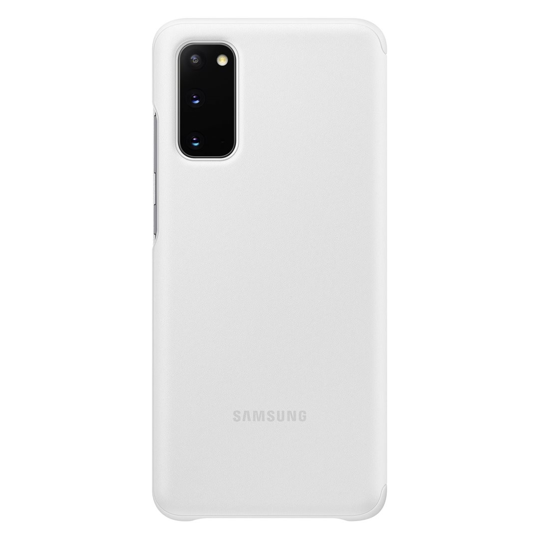 Pouzdro Samsung Clear S-View pro Samsung Galaxy S20+, white