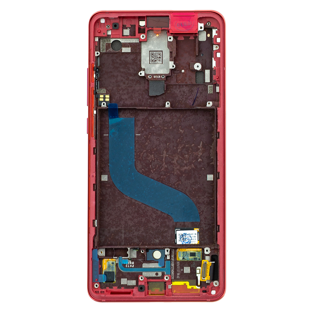 LCD + dotyk + predný kryt pre Xiaomi Mi 9T, red