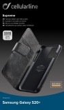 Cellularline Supreme flipové pouzdro pro Samsung Galaxy S20+, černé