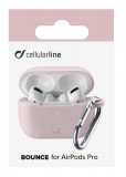 Cellularline Bounce silikonový kryt pro Apple AirPods Pro, růžový
