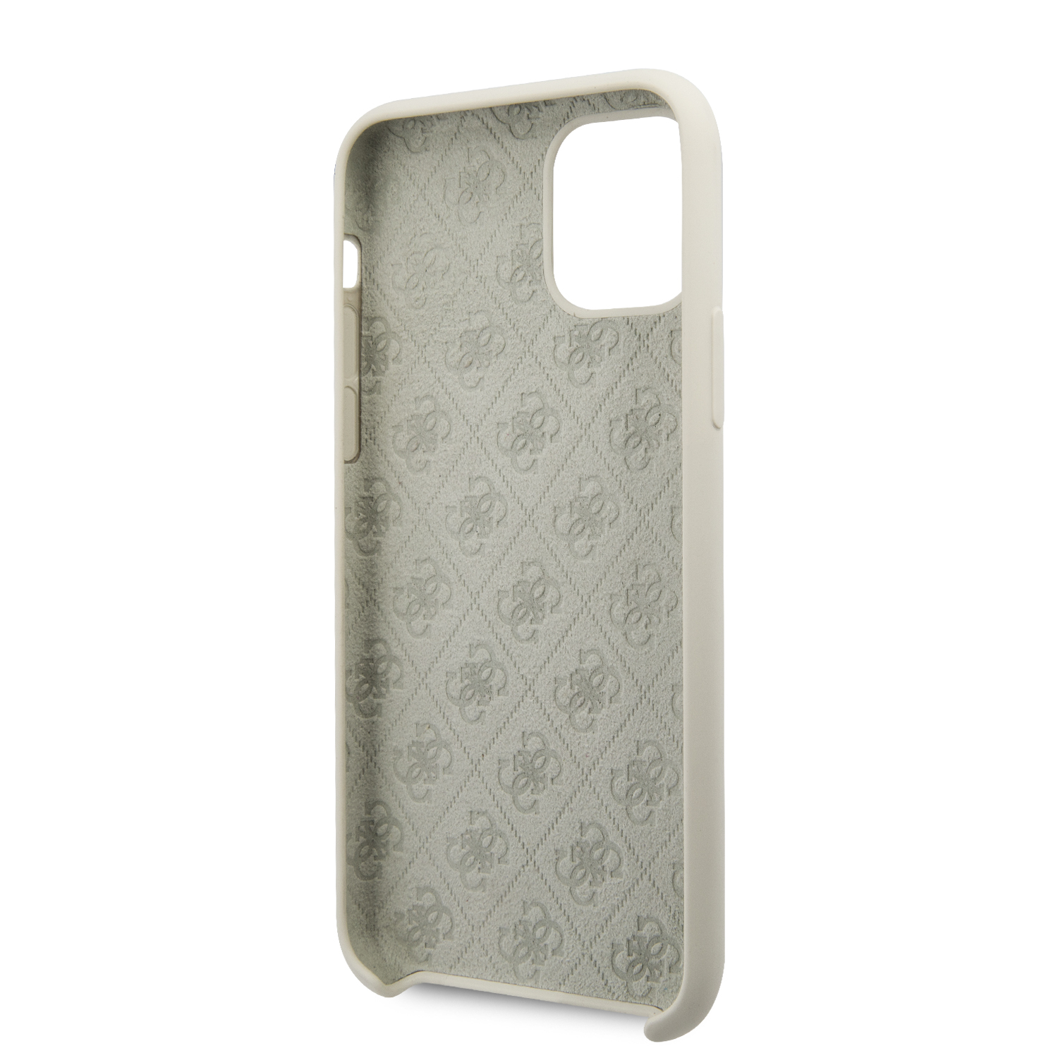 Guess 4G Silicone Tone Zadní kryt GUHCN61LS4GLG pro Apple iPhone 11 white