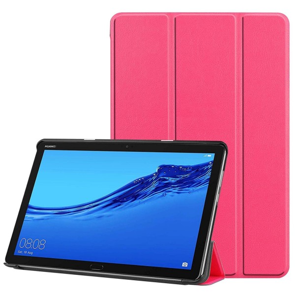 Tactical Book Tri Fold pouzdro Huawei MediaPad M5 Lite pink