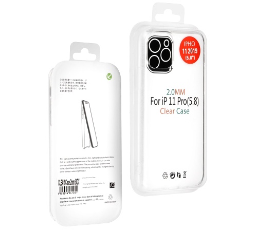 Silikonové pouzdro CLEAR Case 2mm pro Apple iPhone 11 Pro Max