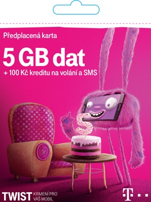 T-Mobile TWIST s námi 5GB