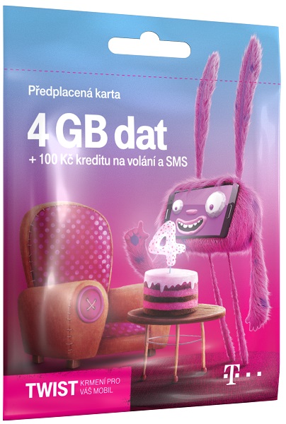 T-Mobile SIM Twist S námi, 4GB