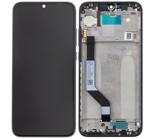 LCD + dotyk + rámček pre Xiaomi Redmi Note 7, black (Service Pack)