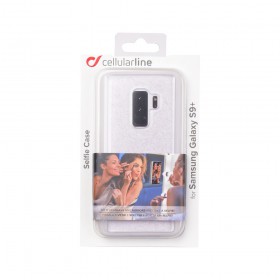 Zadný kryt CellularLine SELFIE CASE Samsung Galaxy S9 + transparentné