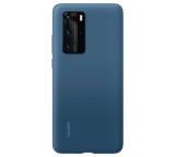 Kryt ochranný Huawei pro P40 Pro, silikonový, Ink Blue/modrá