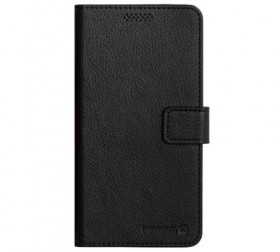 Pouzdro SWISSTEN LIBRO UNI L černá koženka (148 x 71 mm)