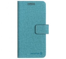 POUZDRO SWISSTEN LIBRO UNI BOOK XL TYRKYSOVÉ (158 x 80 mm)