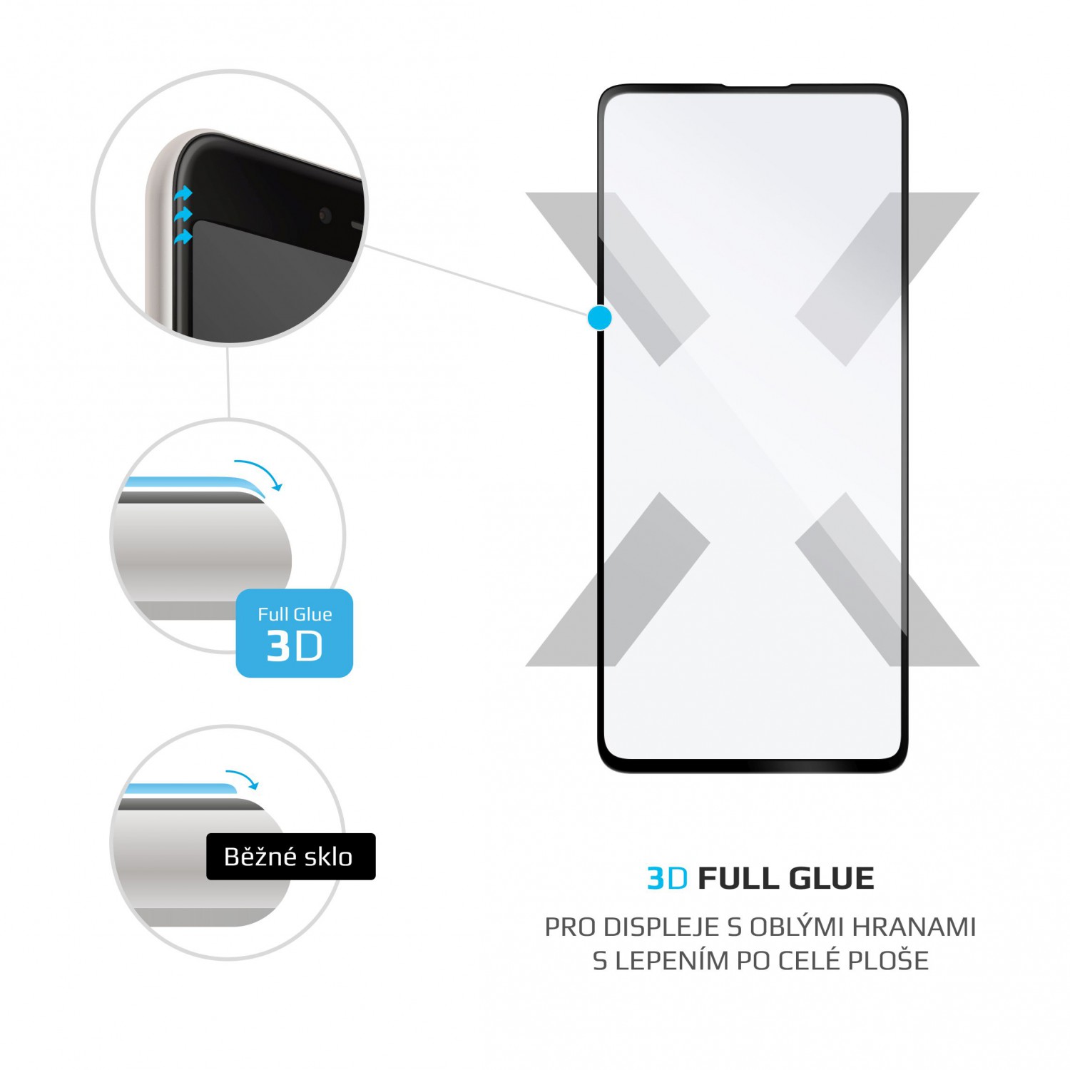 Ochranné tvrzené sklo FIXED 3D Full-Cover pro Samsung Galaxy Note 10 Lite, černá