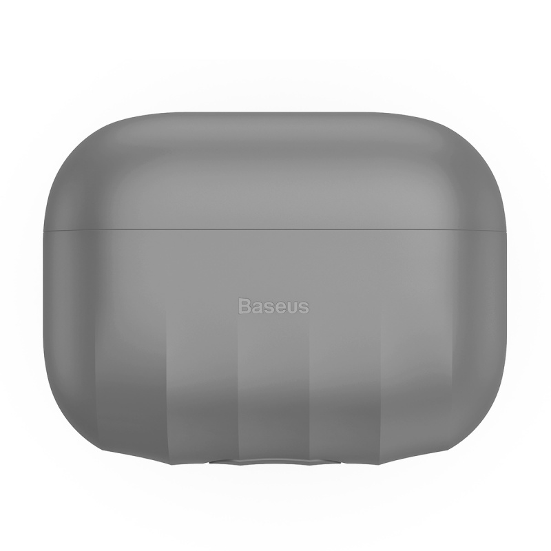 Baseus Shell Pattern silikonový kryt pro AirPods Pro grey