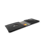 Kožená peněženka FIXED Smile Wallet se smart trackerem a motion senzorem, černá