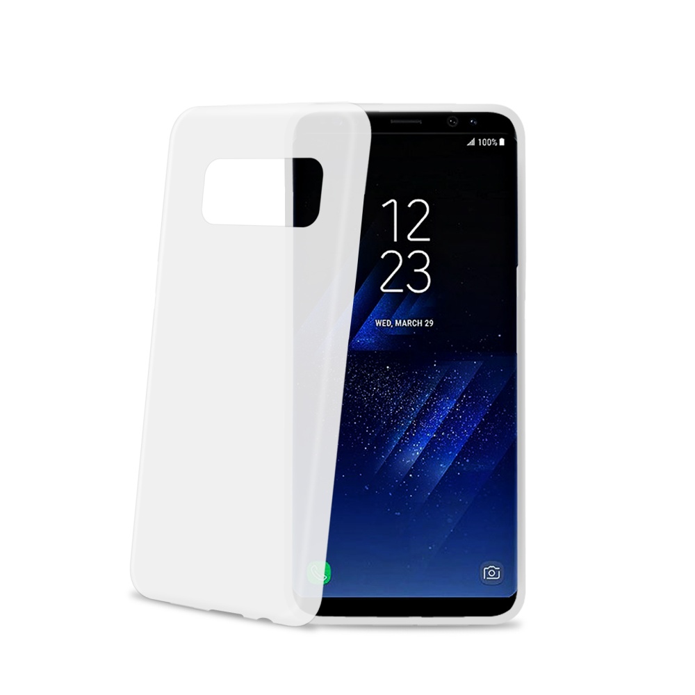 CELLY Frost silikonové pouzdro pro Samsung Galaxy S8 Plus, bílé