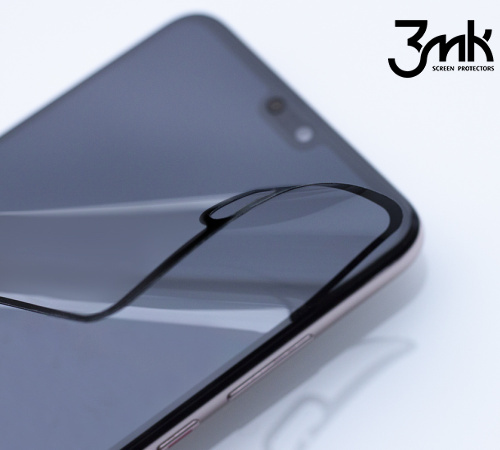 Tvrzené sklo 3mk FlexibleGlass Max pro Apple iPhone SE (2020), černá