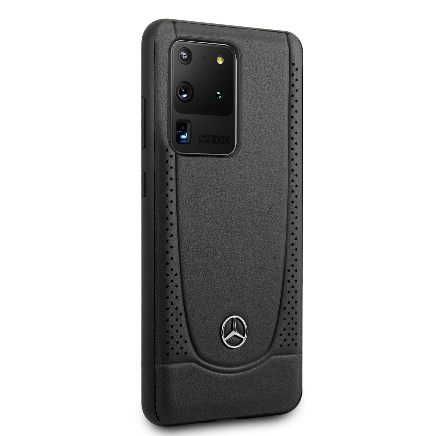 Mercedes Perforation zadní kryt MEHCS69ARMBK pro Samsung Galaxy S20 Ultra black
