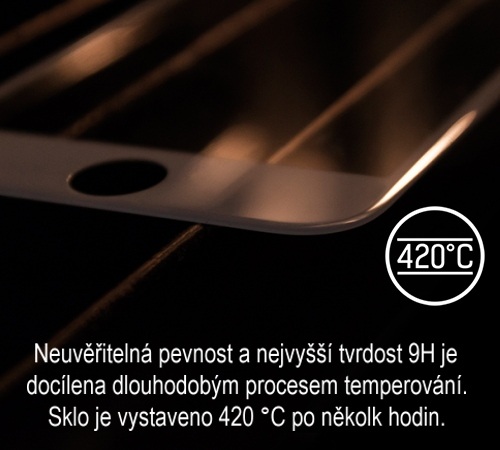 Tvrdené sklo 3mk HardGlass MAX pre Huawei P40 Pro, čierna