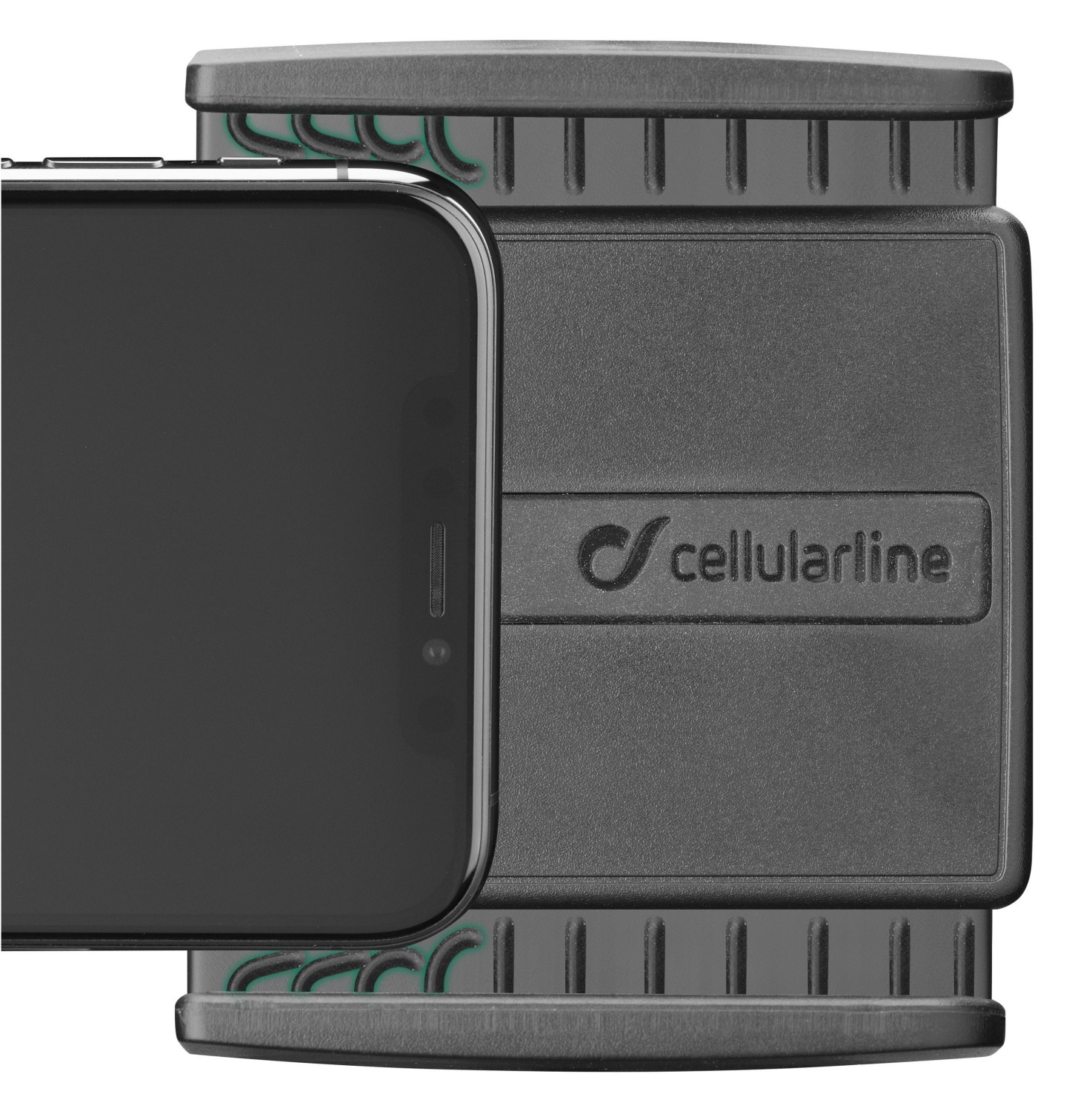 Univerzální držák s přísavkou Cellularline Pilot Embrace pro mobilní telefony, černá