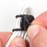 Kabelový organizér Cable Candy Tie, 3ks, černý