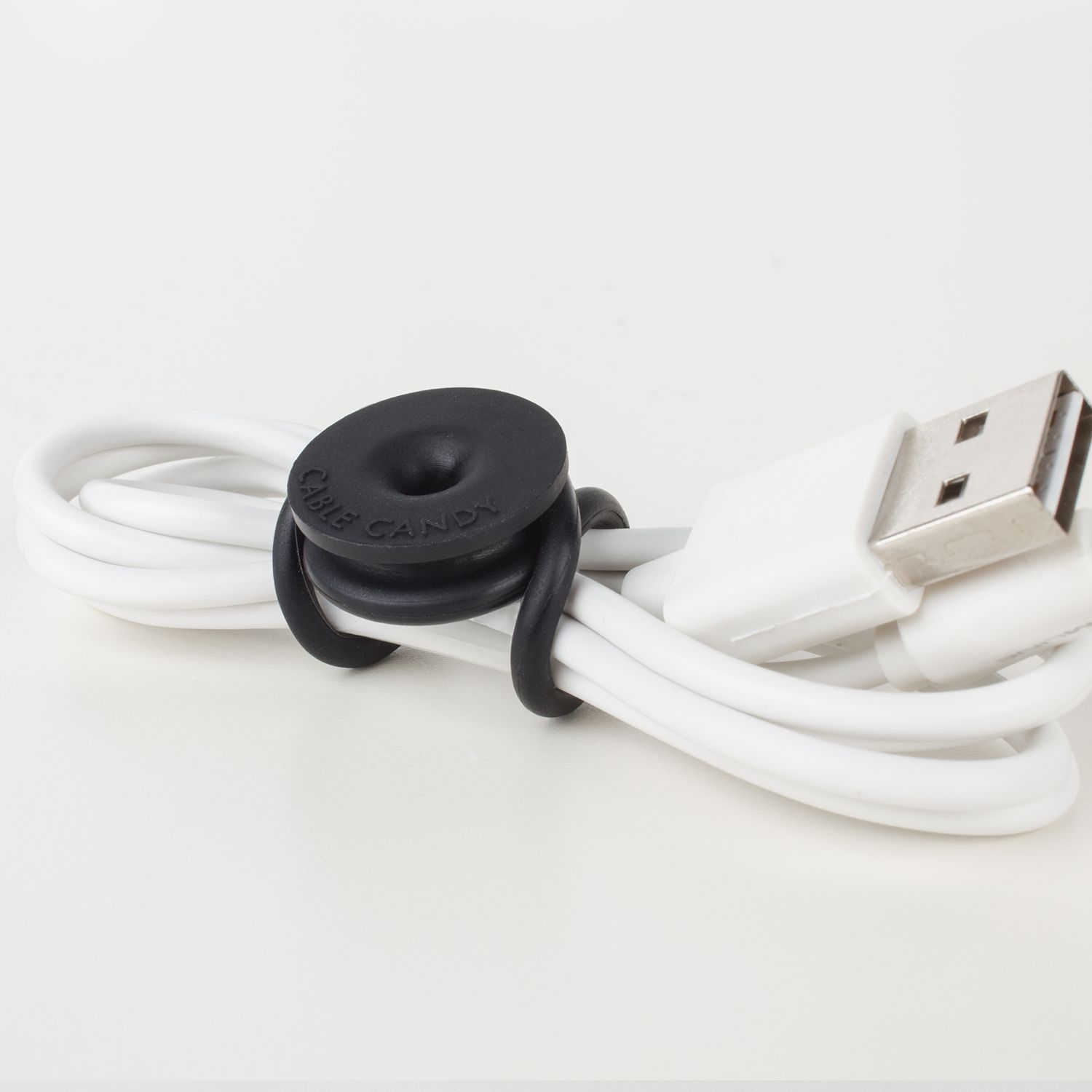 Kabelový organizér Cable Candy Tie, 3ks, černý