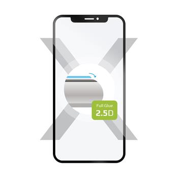 Ochranné tvrzené sklo FIXED Full-Cover pro Huawei Y6p, černá