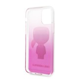 Karl Lagerfeld Iconik kryt KLHCN58TRDFKPI Apple iPhone 11 Pro gradient pink