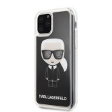 Karl Lagerfeld Iconic silikonový kryt KLHCN65ICGBK Apple iPhone 11 Pro Max black 
