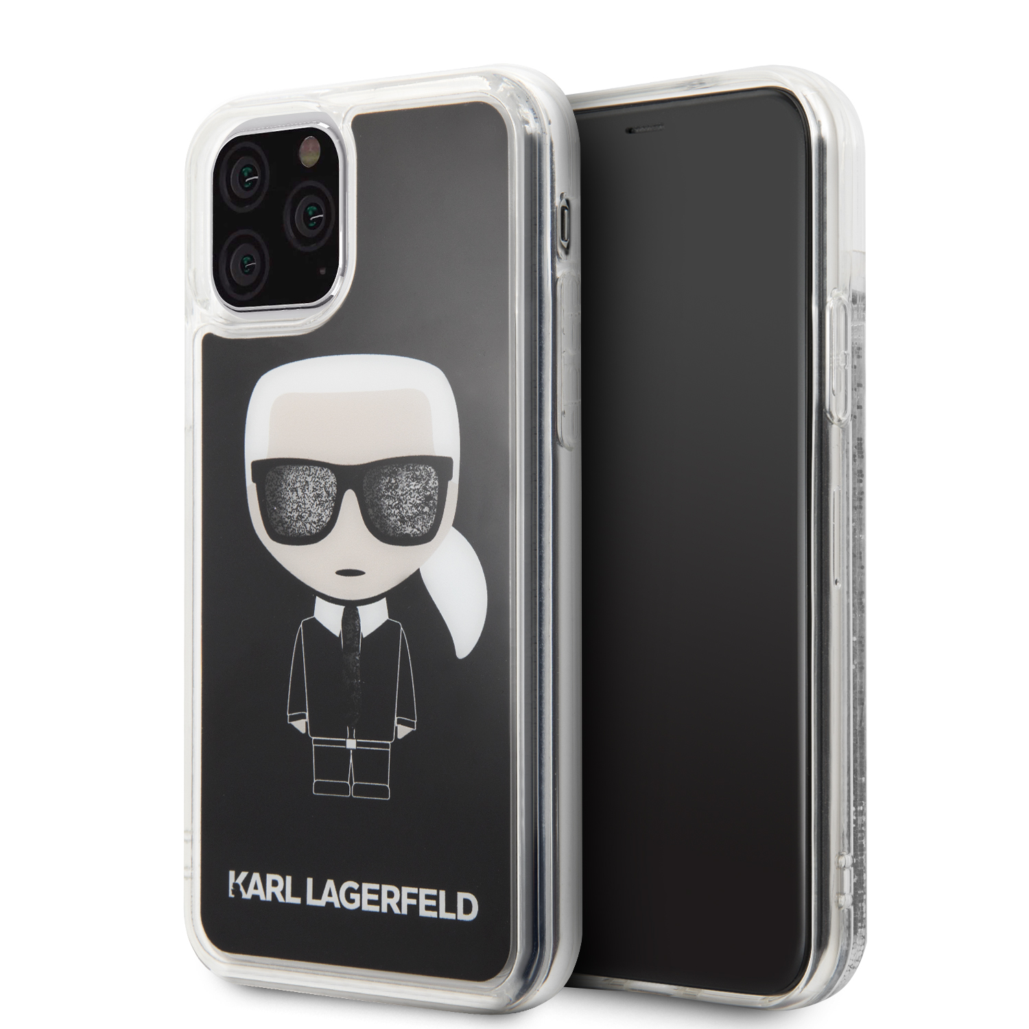 Karl Lagerfeld Iconic silikonový kryt KLHCN65ICGBK Apple iPhone 11 Pro Max black 