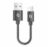 Datový kabel ALIGATOR PREMIUM 2A, USB-C 50cm, černá
