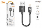 Datový kabel ALIGATOR PREMIUM 2A, USB-C 50cm, černá