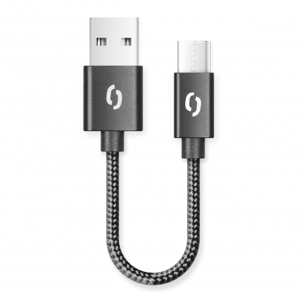 Datový kabel ALIGATOR PREMIUM 2A, USB-C 50cm, černá