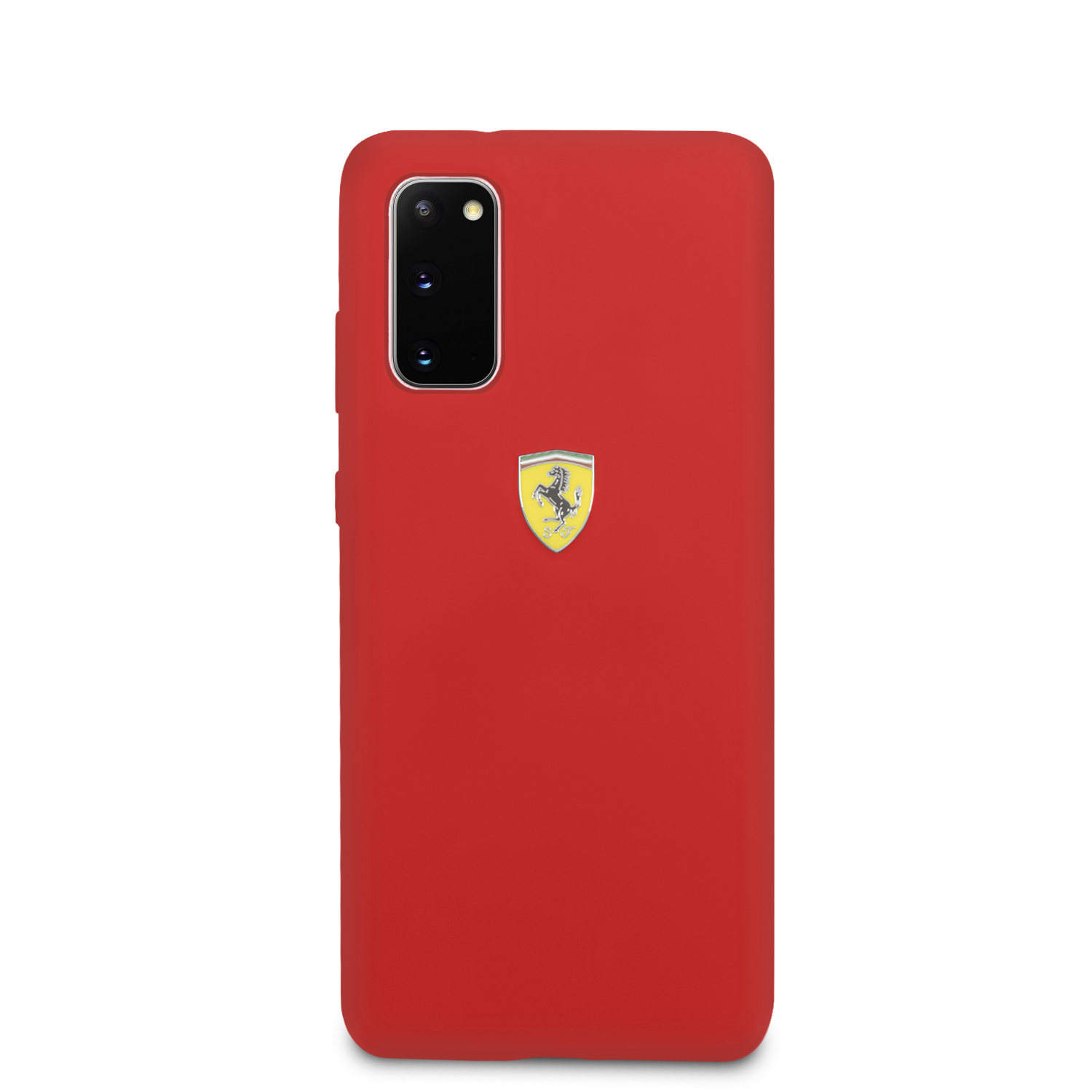 Ferrari SF Silikonový kryt FESSIHCS62RE pro Samsung Galaxy S20 red