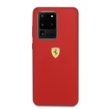 Ferrari SF Silikonový kryt FESSIHCS69RE pro Samsung Galaxy S20 Ultra red