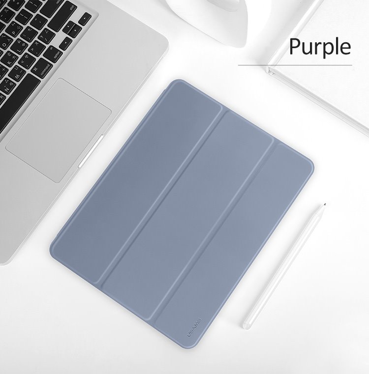 Kožený ochranný kryt USAMS US-BH588 pro Apple iPad Pro 2020 11", purple