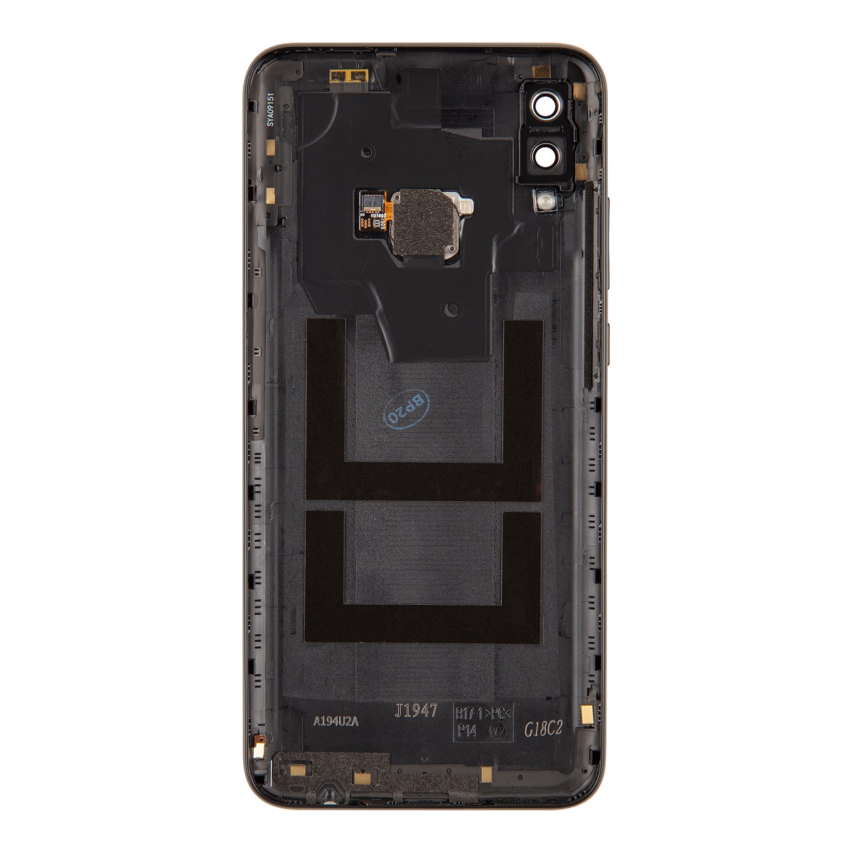 Kryt batérie Huawei P Smart 2019 vr. Fingerprint black (Service Pack)