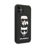 Karl Lagerfeld 3D Rubber Heads kryt KLHCN61IK3DKC Apple iPhone 11 black