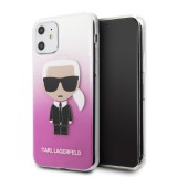 Karl Lagerfeld Ikonik kryt KLHCN61TRDFKPI Apple iPhone 11 pink 