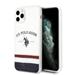 Silikonový kryt U.S. Polo Tricolor Blurred pro Apple iPhone 11, white