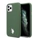 Silikonový kryt U.S. Polo Wrapped pro Apple iPhone 11, green